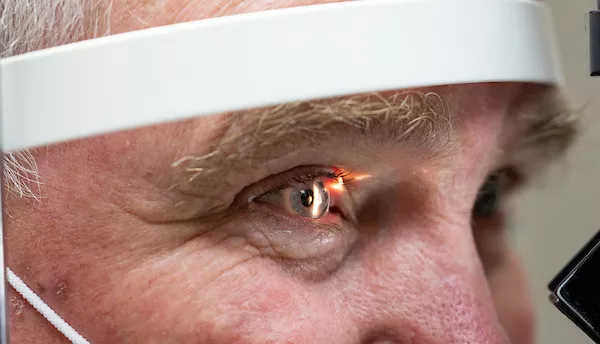UI surgeon repairs Iowa man's iris with silicone iris prosthetic